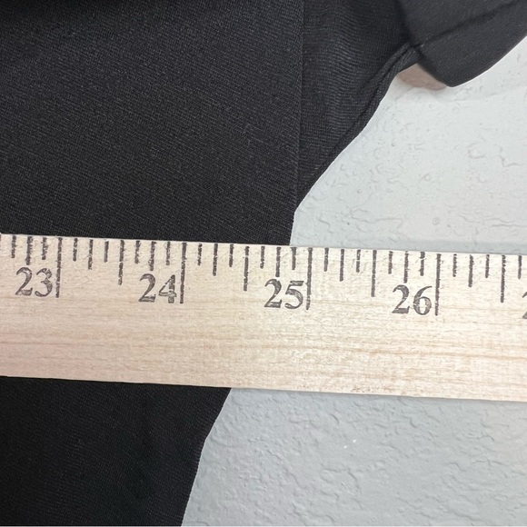 Cato Black Relaxed Fit Ruched Short Sleeved Blouse - Picture 3 of 4